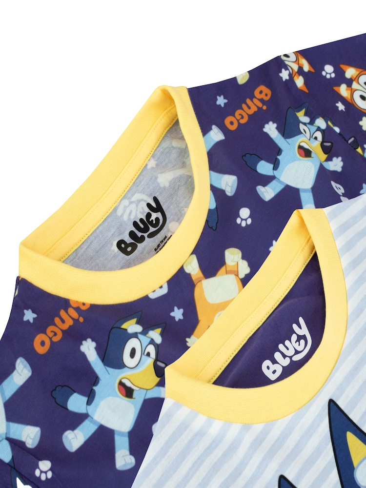 Bluey Purple Character Bluey & Bingo 2 Pack Long Sleeve Pyjamas - Image 11 of 11 Bluey Purple Character Bluey & Bingo 2 Pack Long Sleeve Pyjamas - Image 11 of 11