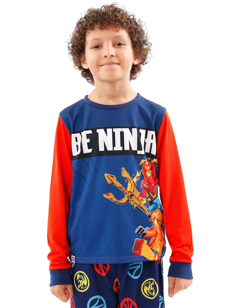 Character Blue Lego Ninjago Pyjamas - Image 6 of 8
