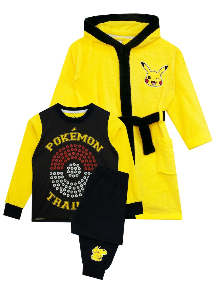 Pokemon Morgenmantel und Pyjama Set - Bild 1 von 10 Pokemon Morgenmantel und Pyjama Set - Bild 1 von 10