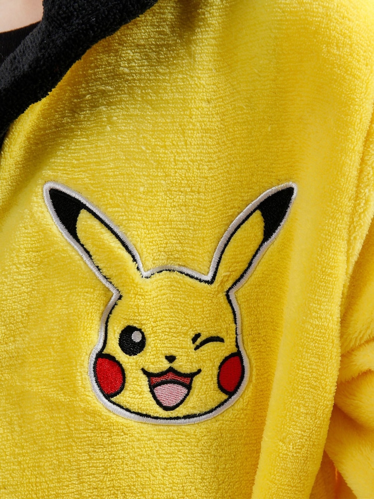 Embroidered Pikachu Trui Yellow Pokemon Trui Kind Pokemon Pikachu