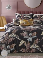 Soiree Black Josette Luxe Velvet Duvet Cover Set - Image 1 of 4