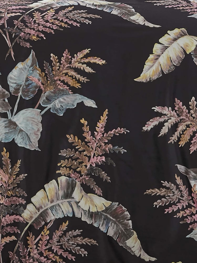 Soiree Black Josette Luxe Velvet Duvet Cover Set - Image 4 of 4
