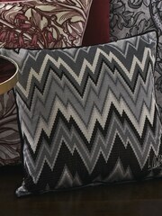 Laurence Llewelyn-Bowen Black Pants on Fire Luxe velvet Filled Cushion - Image 3 of 6