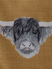 Fusion Yellow Highland Cow Brushed Duvet Cover Set - Image 4 of 4