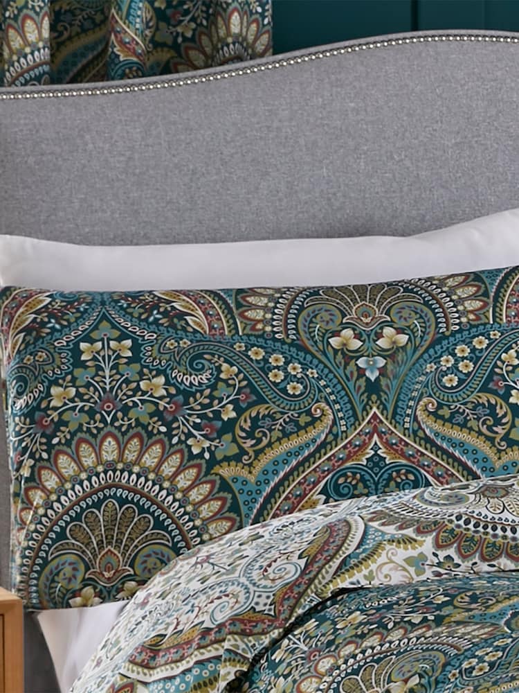 D&D Blue Palais Reversible Duvet Cover Set - Image 2 of 4