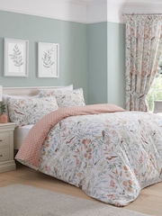 Dreams & Drapes Orange Caraway Reversible Duvet Cover Set - Image 1 of 4