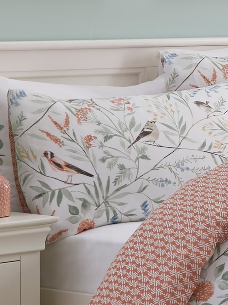 Dreams & Drapes Orange Caraway Reversible Duvet Cover Set - Image 2 of 4
