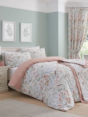 Dreams & Drapes Orange Caraway Reversible Duvet Cover Set - Image 3 of 4