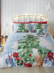 Fusion Green Winter Friends Easy Care Duvet Cover Set - Image 2 of 3