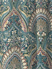 Dreams & Drapes Blue Palais Pencil Pleat Curtains - Image 3 of 3