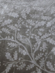 Dreams & Drapes Green Woodland Owls Plush Fleece Bedspread - Image 3 of 4