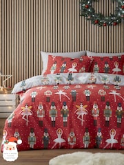 Fusion Nutcracker Easy Care Christmas Duvet Cover Set - Imagen 1 de 3