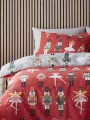 Fusion Nutcracker Easy Care Christmas Duvet Cover Set - Imagen 2 de 3
