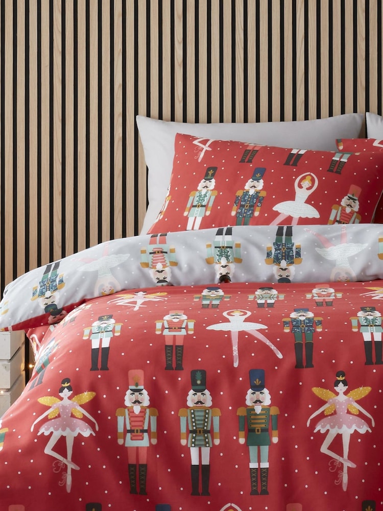 Fusion Nutcracker Easy Care Christmas Duvet Cover Set - Imagen 2 de 3
