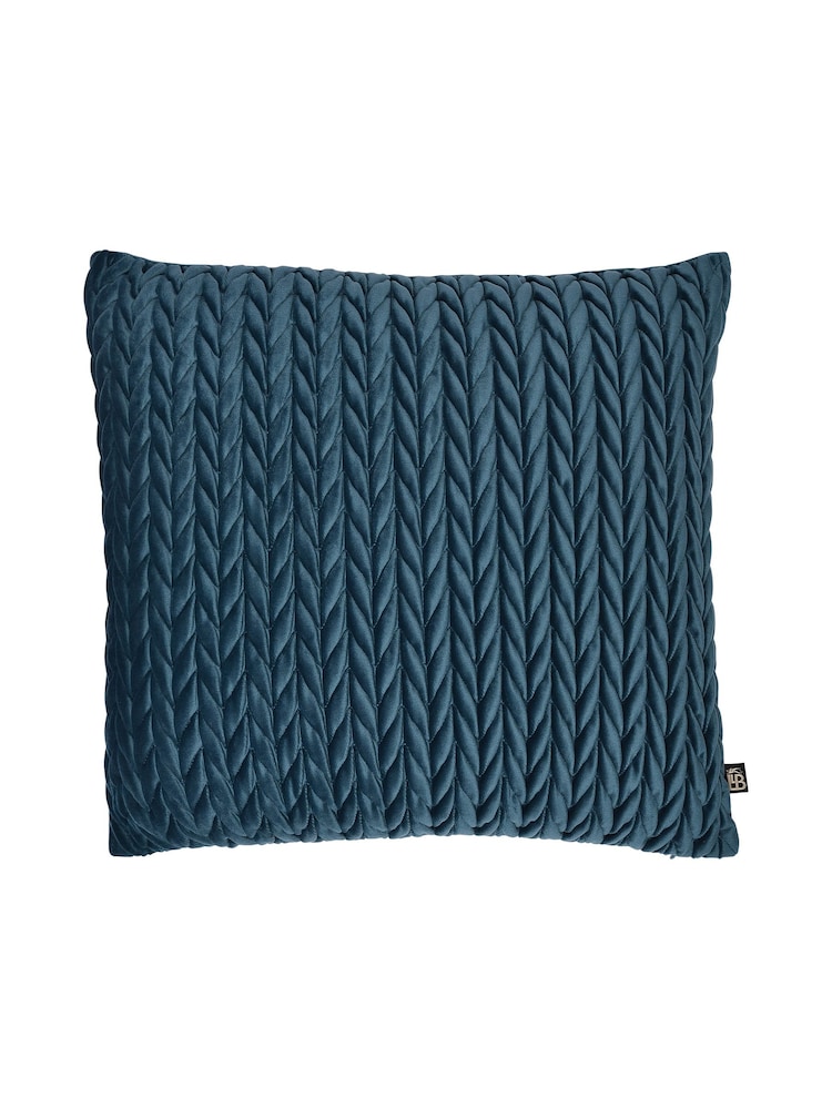 Laurence Llewelyn-Bowen Amory Velvet Filled Cushion - Изображение 1 из 3