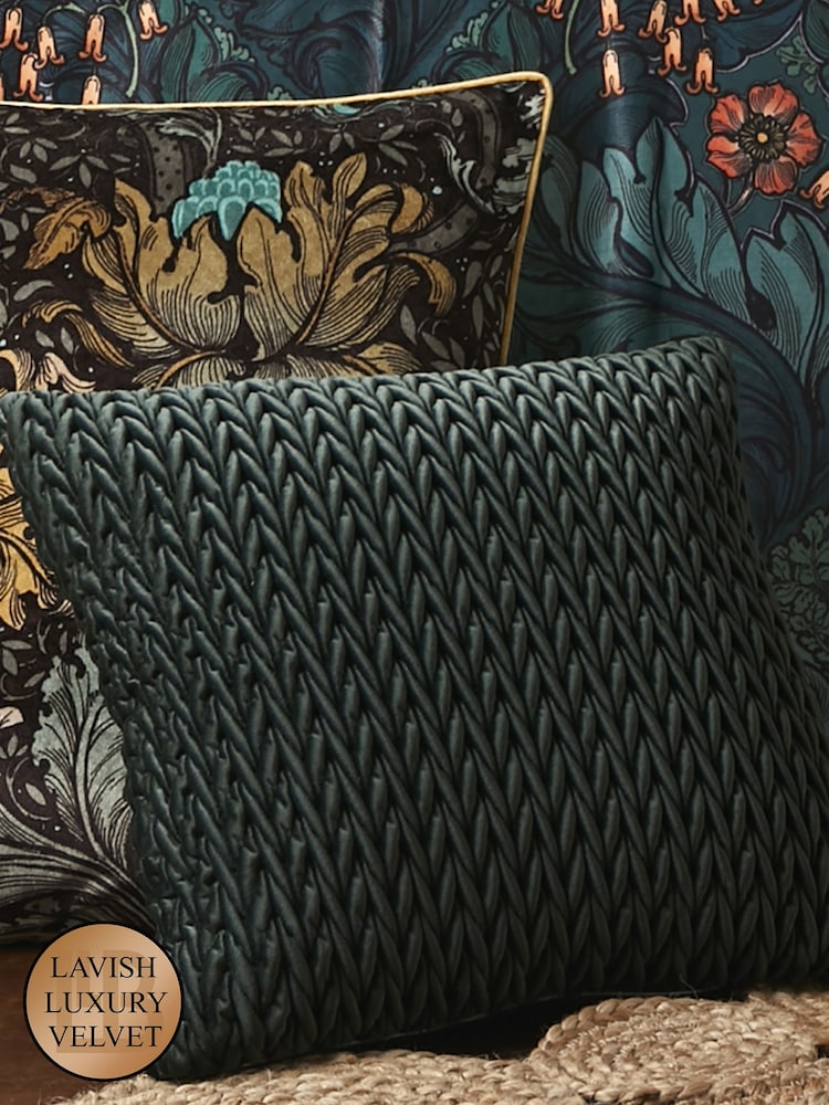 وسادة كرسي مخملية محشوة تشكيلة Amory من Laurence Llewelyn-Bowen - صورة 1 من 4