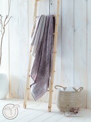 Drift Home Purple Bretton Throw - Image 1 of 3