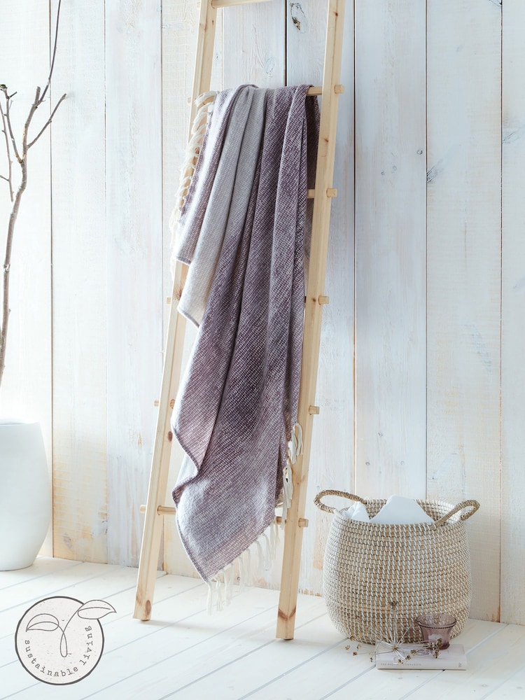 Drift Home Purple Bretton Throw - Image 1 of 3