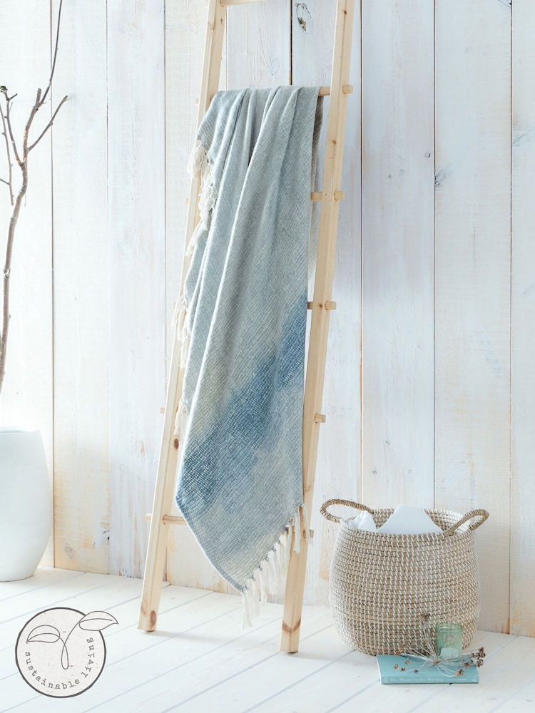 Drift Home Green Bretton Throw - Image 1 of 3