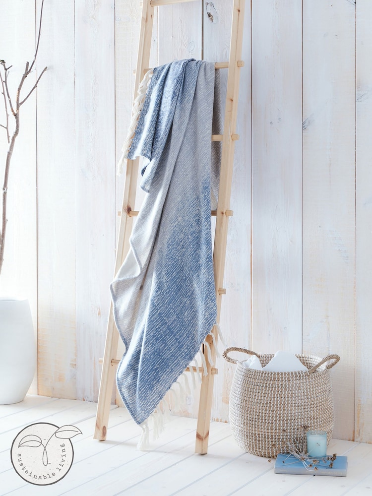 Drift Home Blue Bretton Throw - Image 1 of 3
