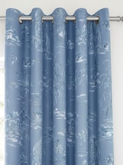 Dreams & Drapes Oriental Garden Blackout Thermal Eyelet Curtains - Imagen 2 de 3