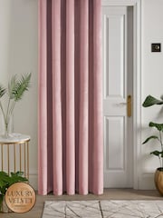Laurence Llewelyn-Bowen Pink Montrose Blackout Thermal Eyelet Single Curtain - Image 1 of 4