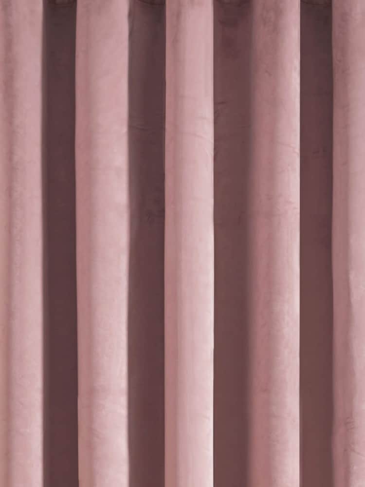 Laurence Llewelyn-Bowen Pink Montrose Blackout Thermal Eyelet Single Curtain - Image 4 of 4
