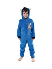 Character Blue Sonic The Hedgehog Fleece All In One - Image 5 of 10