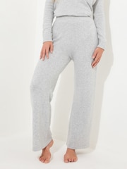 Joe Browns Grey Sloe Joes Wide Leg Knitted Trousers - Image 1 of 5