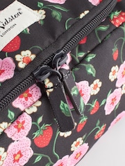 Cath Kidston Black Floral Print Large Washbag - Image 4 of 9