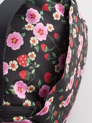 Cath Kidston Black Floral Print Large Washbag - Image 6 of 9