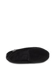 Totes Black Isotoner Airtex Suedette Mules Slippers - Image 4 of 5
