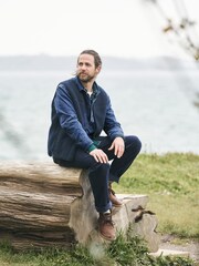 Seasalt Cornwall Blue Folyer Gilet - Image 1 of 6