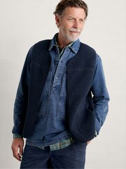 Seasalt Cornwall Blue Folyer Gilet - Image 2 of 6