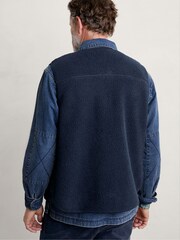 Seasalt Cornwall Blue Folyer Gilet - Image 3 of 6