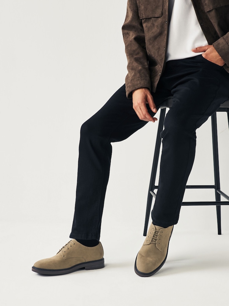 Stone Chunky Sole Derby Shoes - Image 2 of 7