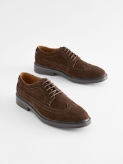 Brown Longwing Brogue Shoes - Image 1 of 5