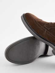Brown Longwing Brogue Shoes - Image 5 of 5