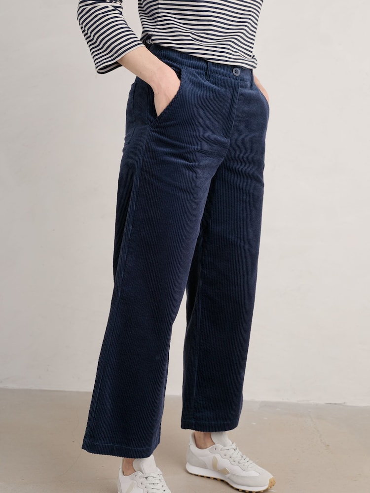 Seasalt Cornwall Asphodel Cord Trousers - Image 1 of 5 Seasalt Cornwall Asphodel Cord Trousers - Image 1 of 5
