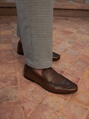 Brown Saddle Loafers - Image 2 of 7