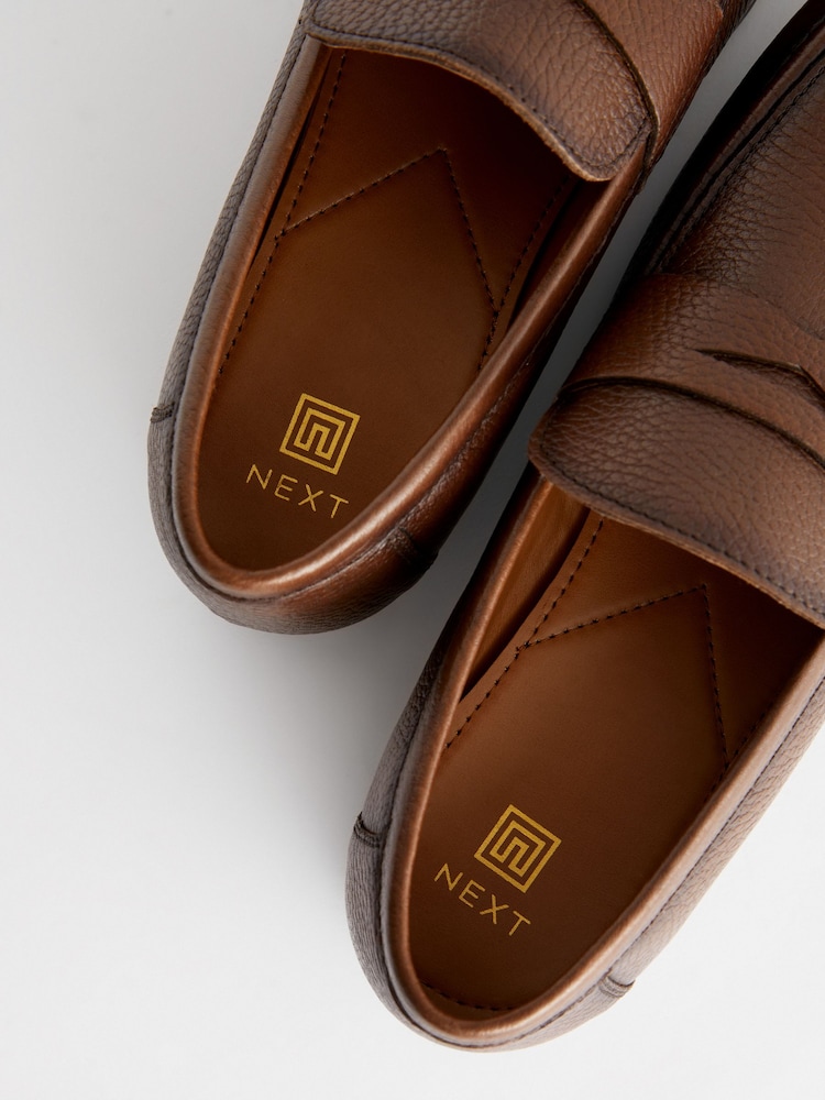Brown Saddle Loafers - Image 7 of 7