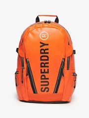 Superdry Orange Tarp Rucksack - Image 1 of 8