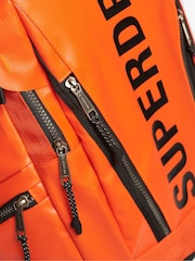 Superdry Orange Tarp Rucksack - Image 7 of 8