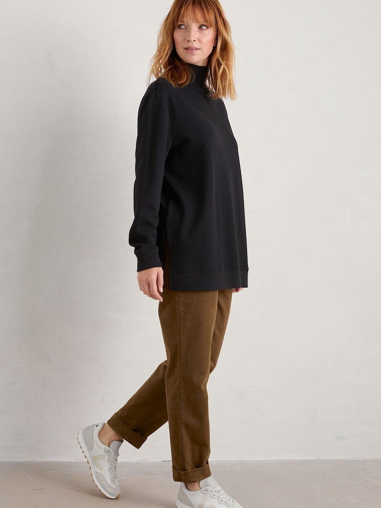 Seasalt Cornwall Bremble Black Sweatshirt - Image 1 of 5
