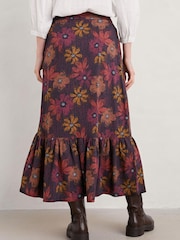 Seasalt Cornwall Blue Wildflower Skirt - Image 2 of 5