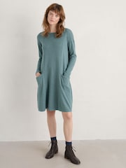 Seasalt Blue Heartfelt Knitted Dress - Image 1 of 6