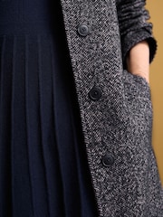 Seasalt Cornwall Blue Folk Song Knitted Midi Dress - Image 7 of 9