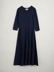Seasalt Cornwall Blue Folk Song Knitted Midi Dress - Image 8 of 9