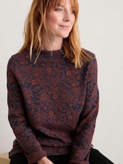 Seasalt Cornwall Blue Shore Sighting Reversible Top - Image 1 of 5
