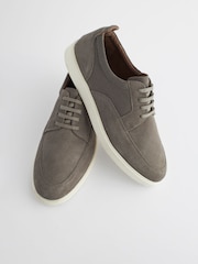 Grey Suede Cupsole Casual Shoes - Image 5 of 7